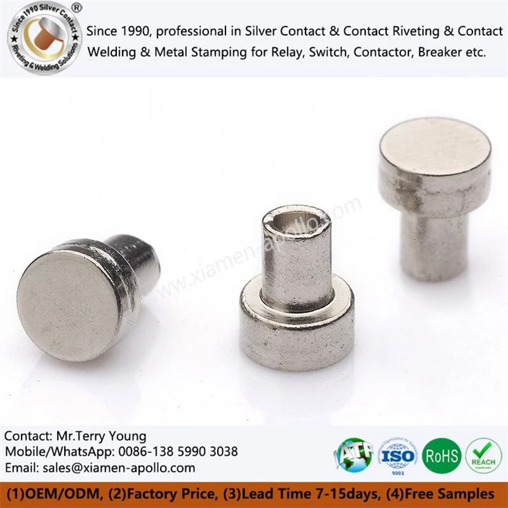 Electrical Tungsten Contact Rivets