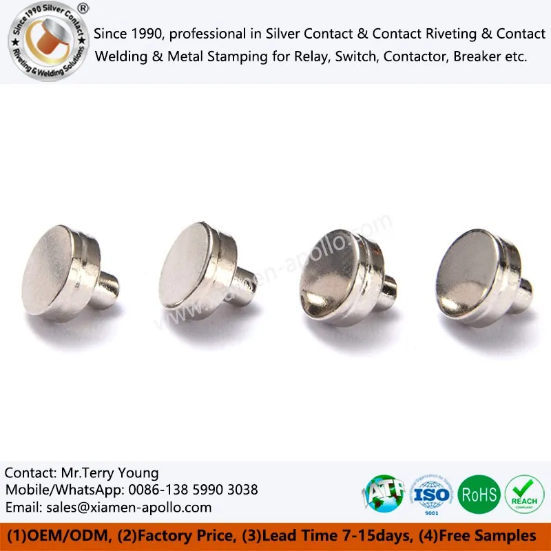 Iron Tungsten Contact Rivets Iron Tungsten Contact Rivets