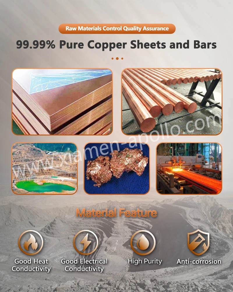 9999 Pure Copper Sheets and Bars 9999 Pure Copper Sheets and Bars