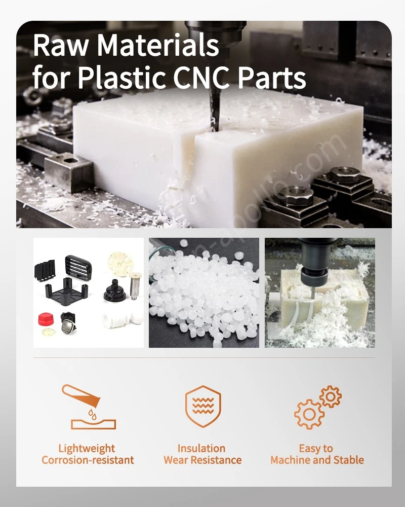Raw materials for Custom CNC Plastic Prototypes Raw materials for Custom CNC Plastic Prototypes